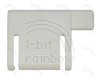 Macintosh ADB Keyboard II Rear Elevation Foot, Left