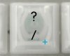 / ? Keycap, iBook G3 Clamshell, Original Blueberry