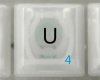 U Keycap, iBook G3 Clamshell, Original Blueberry
