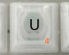 U Keycap, iBook G3 Clamshell, Original Tangerine